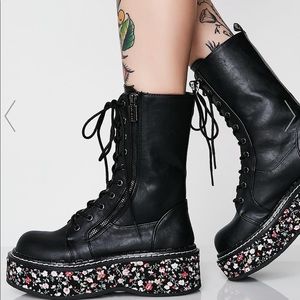Dolls Kill combat boots